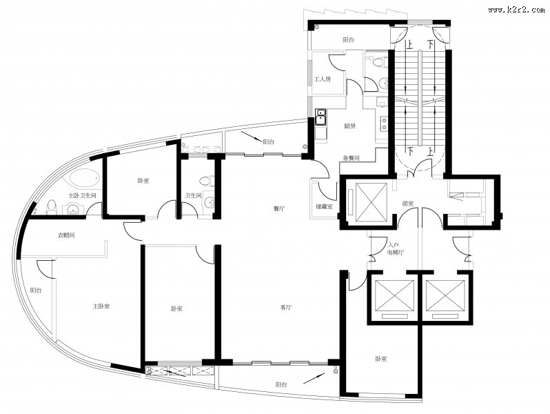 梁志天室内手绘图片