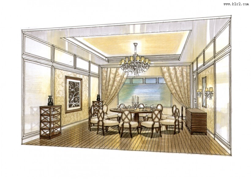 北京史家胡同室内手绘图片