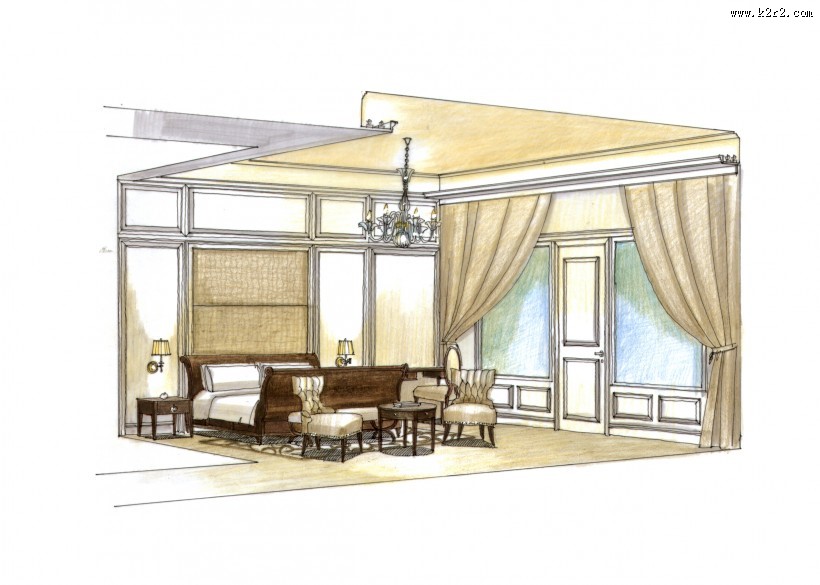 北京史家胡同室内手绘图片