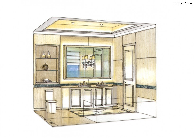 北京史家胡同室内手绘图片