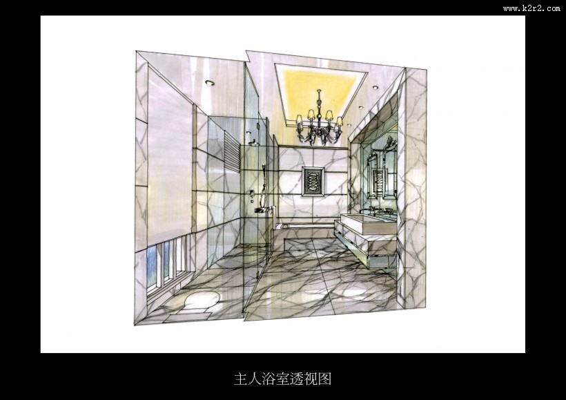 中山华发庄园二期室内手绘2图片