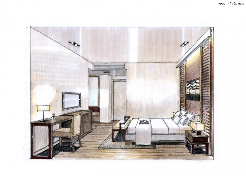 无锡太湖国际社区住宅手绘稿图片