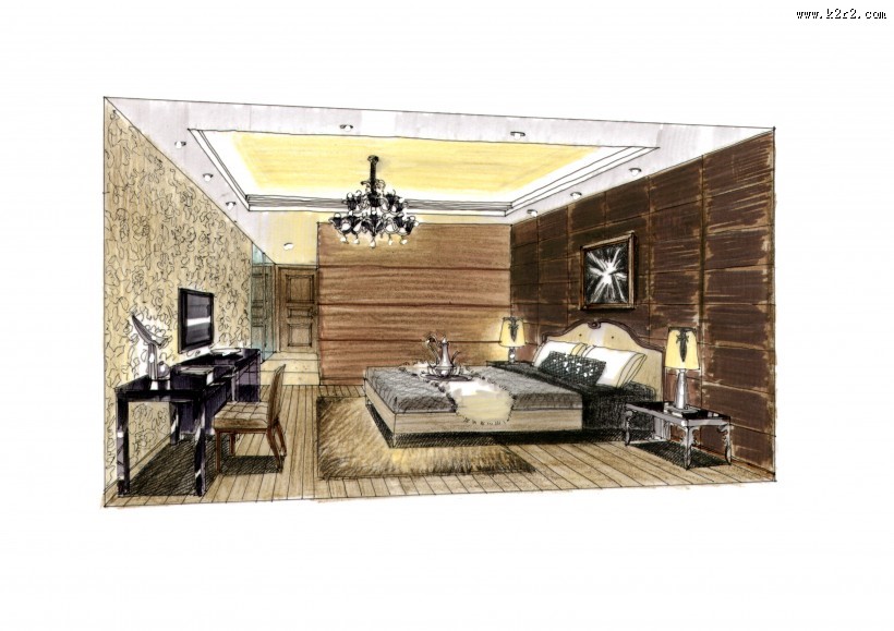 武汉华润置地鳳凰城二期手绘稿图片