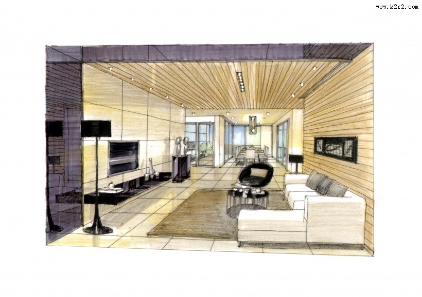 武汉华润置地鳳凰城二期手绘稿图片