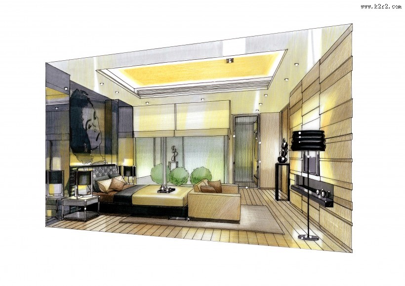 珠海郡发手绘稿图片