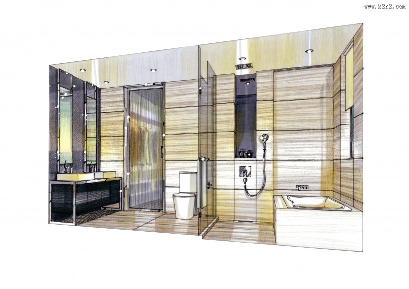 珠海郡发手绘稿图片