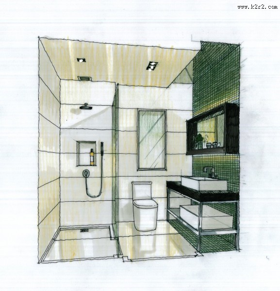 广州东逸花园四期手绘图片大全