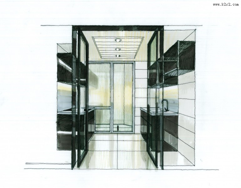 广州东逸花园四期手绘图片大全