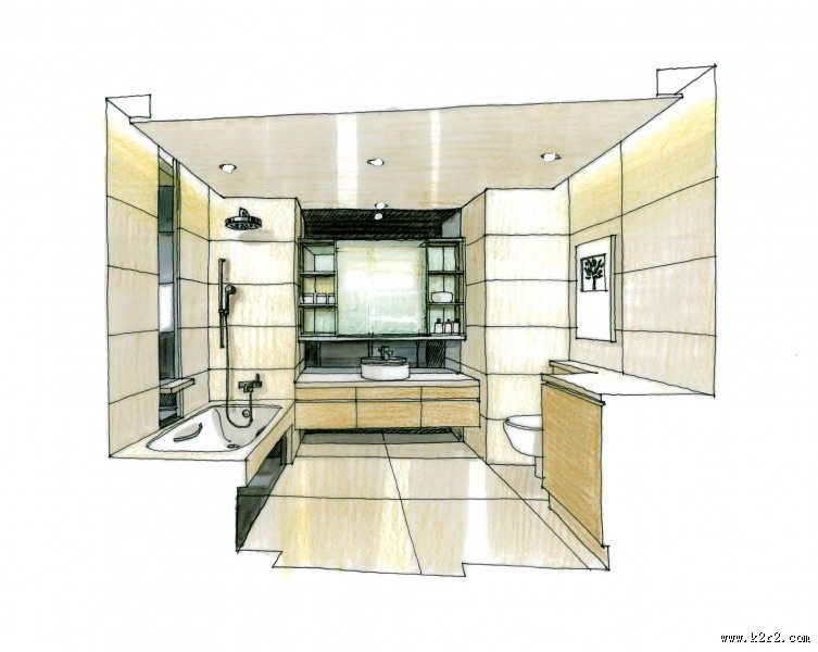 大连新世界大廈手绘设计图片大全