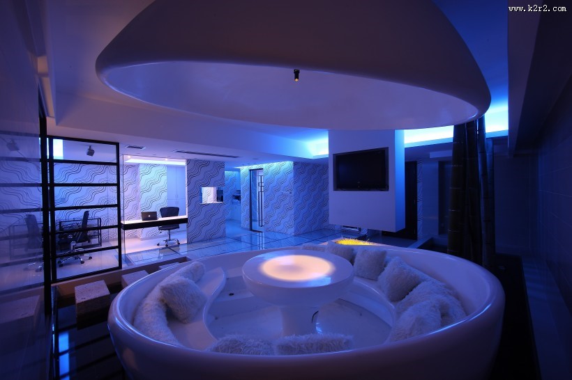 冠星办公室（蓝色）装潢图片