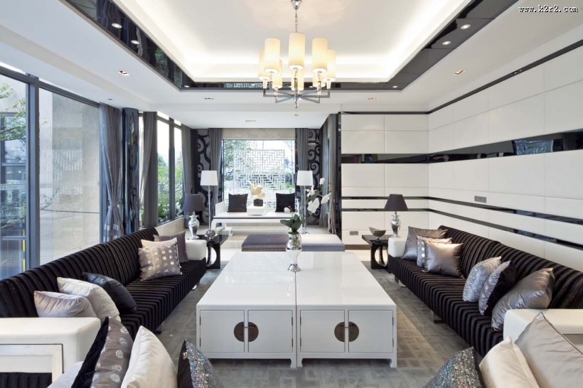 广州颐和高尔夫庄园B区A型别墅样板房图片大全