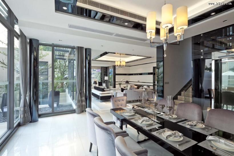 广州颐和高尔夫庄园B区A型别墅样板房图片大全