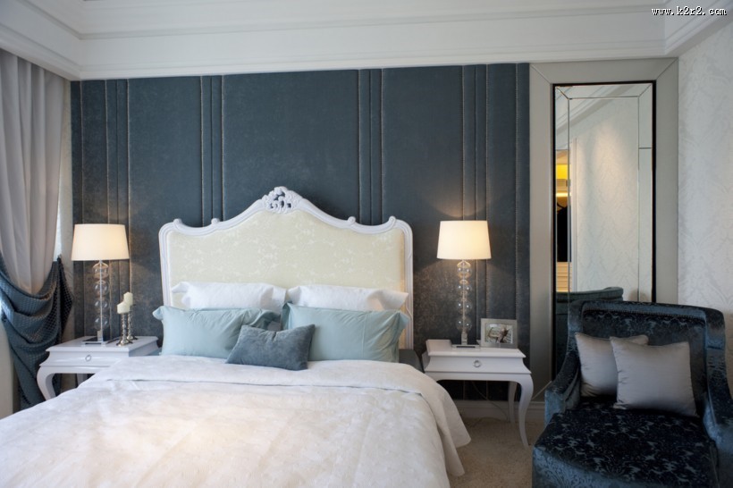 台北张公馆奢华卧室图片大全