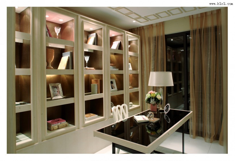 奢华风书房样板图片大全