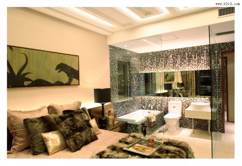 奢华风卧室样板图片大全