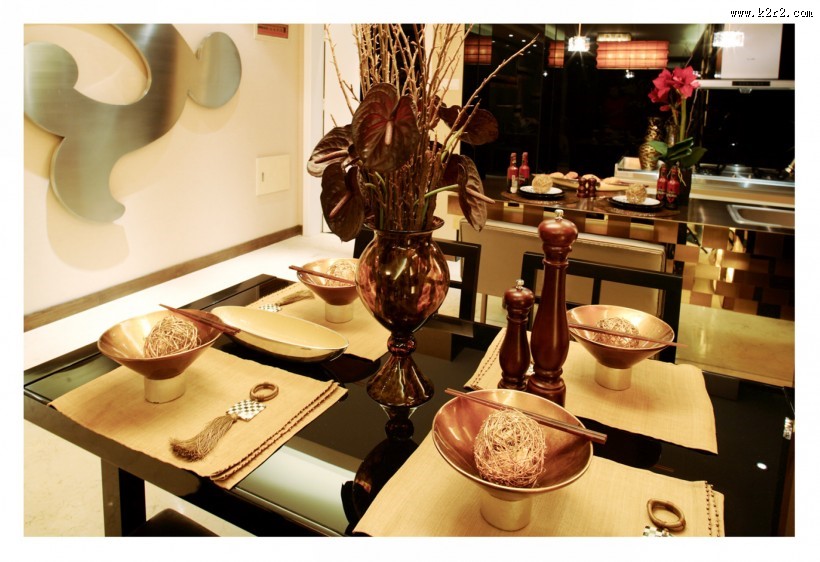 奢华风餐厅图片大全