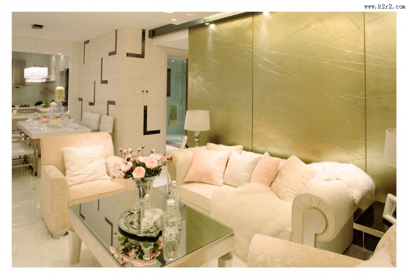 奢华风客厅样板图片