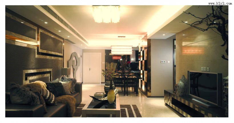 奢华风客厅样板图片