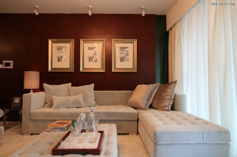 中海景晖华庭客厅图片