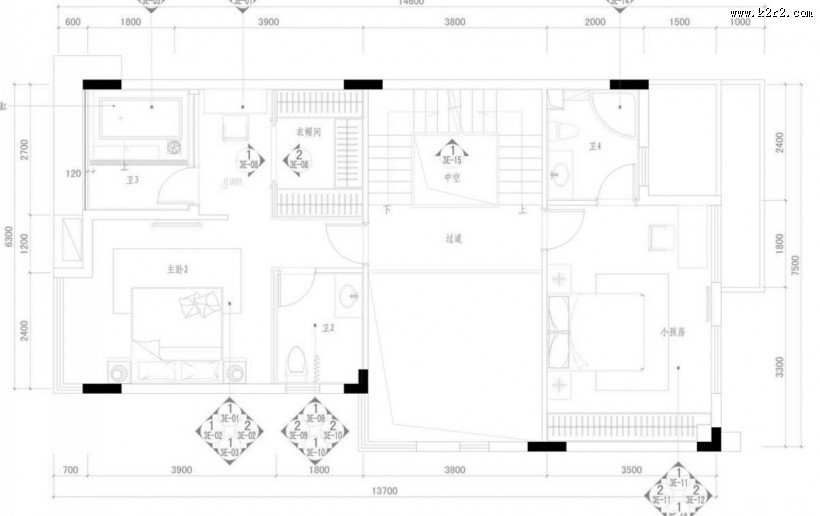 后现代-万科东海岸样板房图片