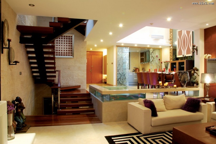 后现代-万科东海岸样板房图片