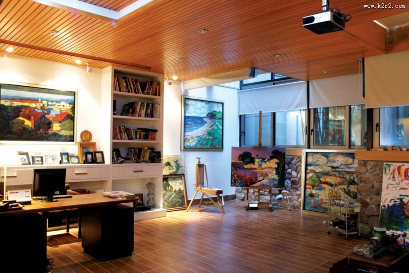 后现代-万科东海岸样板房图片