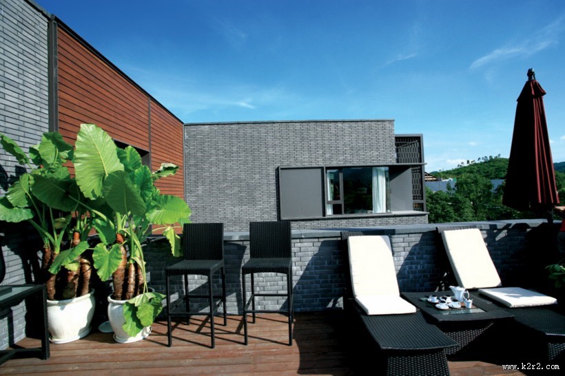 后现代-万科棠樾别墅样板房图片