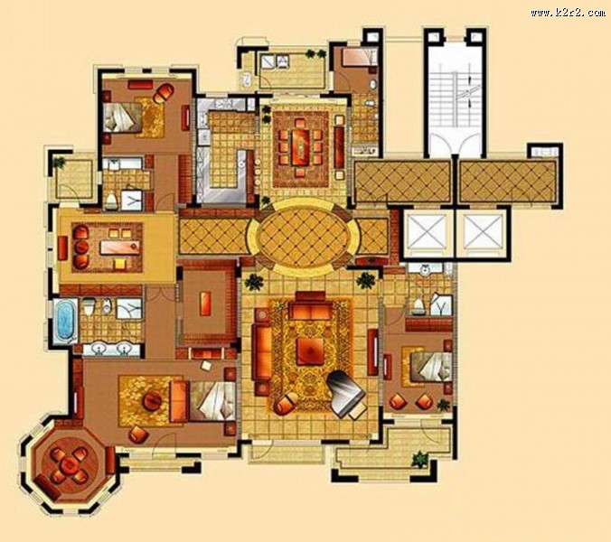 邱德光大连星海湾一号L1样板房图片