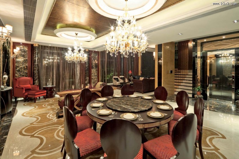 广州颐和高尔夫庄园B区C型别墅样板房图片