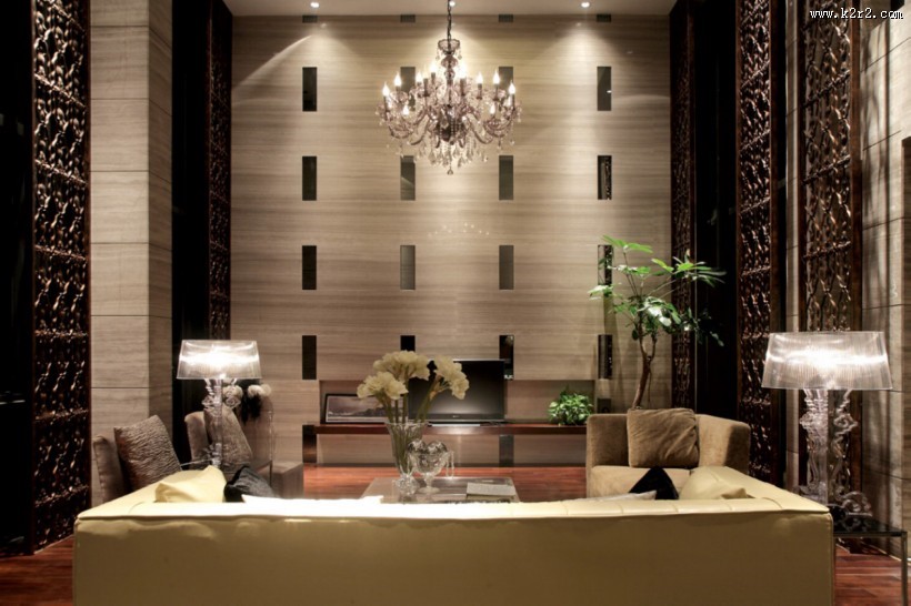 佛山九珑壁联排别墅样板间图片