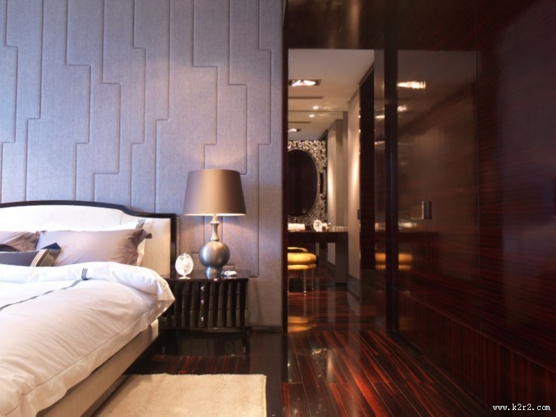 大连星海湾壹号样板房卧室图片