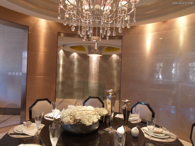 大连星海湾壹号样板房餐厅图片