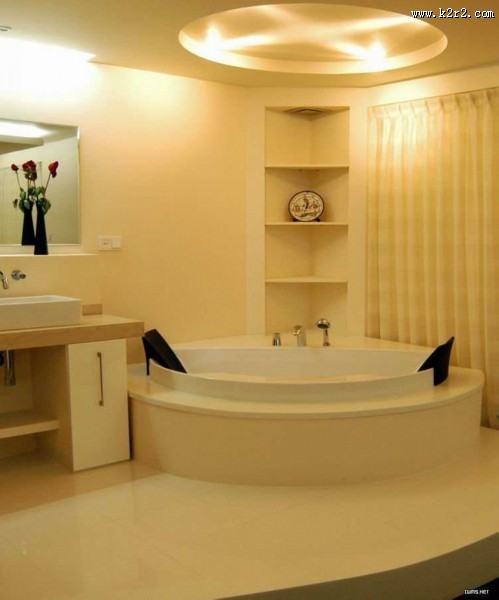 黄色系卫生间设计图片大全