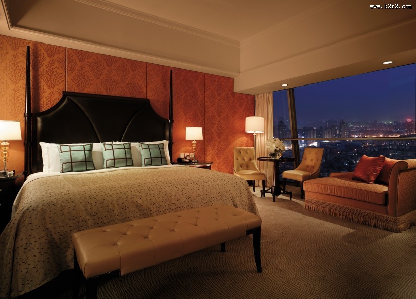 西安香格里拉大酒店客房图片