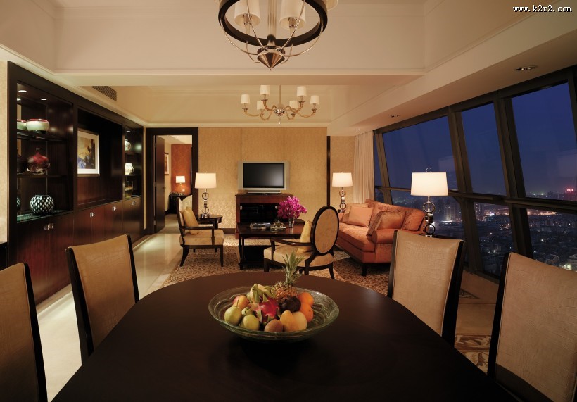 西安香格里拉大酒店客房图片