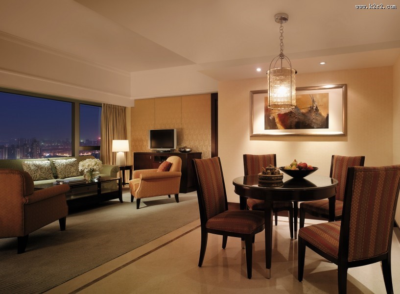 西安香格里拉大酒店客房图片