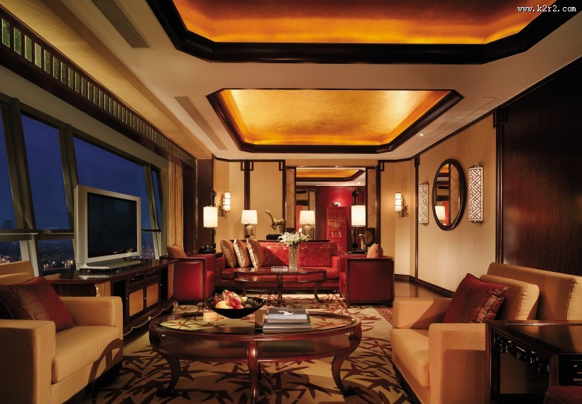 西安香格里拉大酒店客房图片