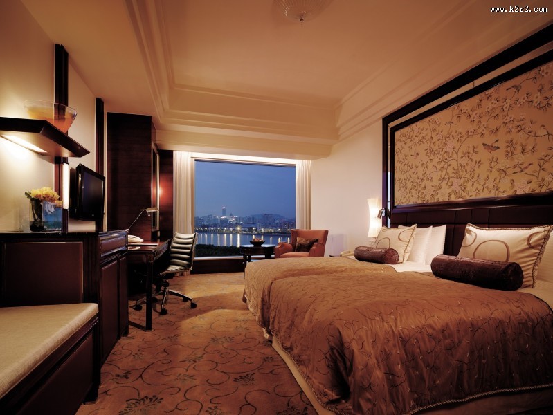 广州香格里拉大酒店客房图片