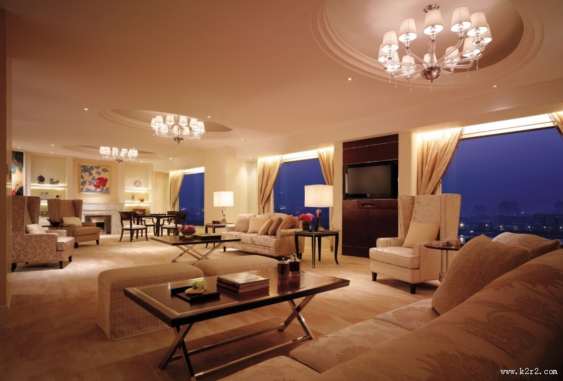 广州香格里拉大酒店客房图片