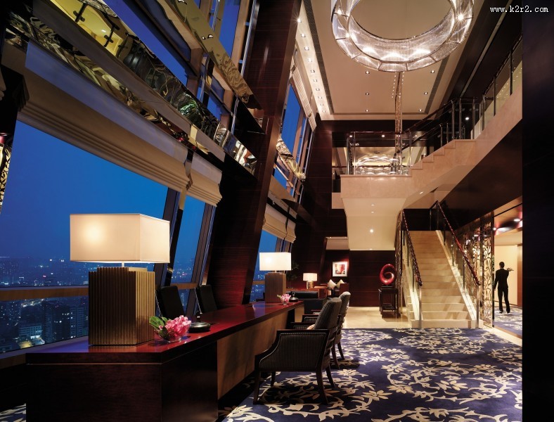 成都香格里拉大酒店大堂图片