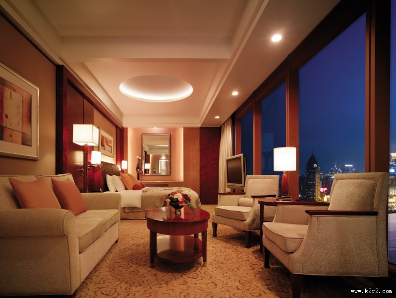 上海浦东香格里拉饭店客房图片