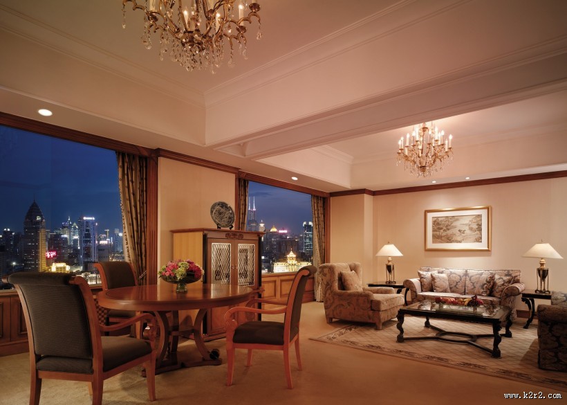 上海浦东香格里拉饭店客房图片