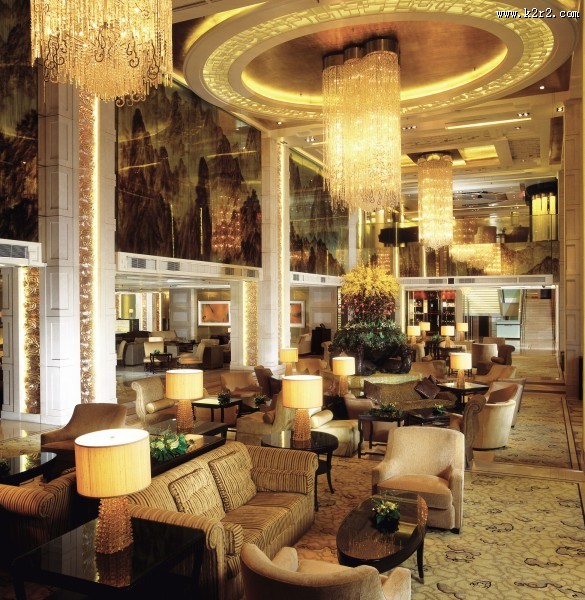 北京香格里拉饭店大堂图片