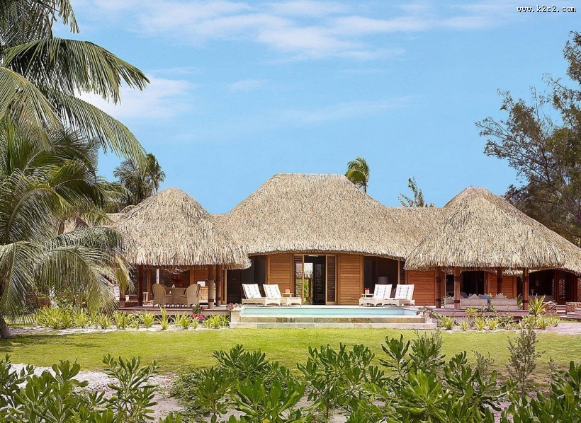 波拉波拉四季酒店图片大全