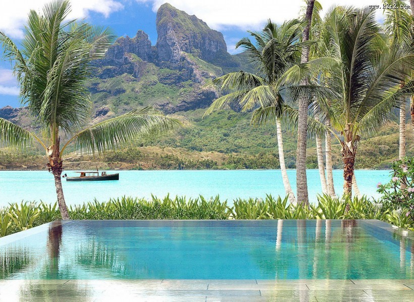 波拉波拉四季酒店图片大全