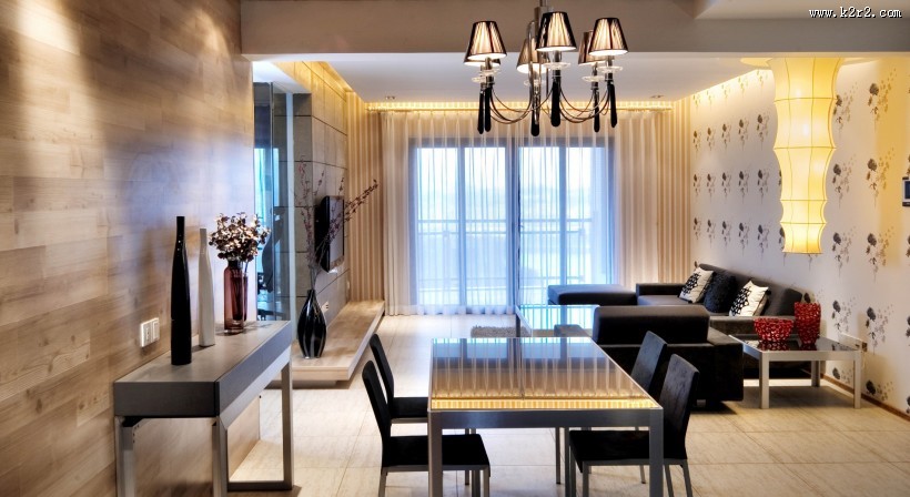 美伦浩洋丽都A区样板房室内设计图片