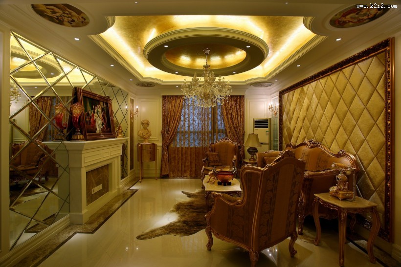 光谷世界城加州阳光样板间之“金”设计图片