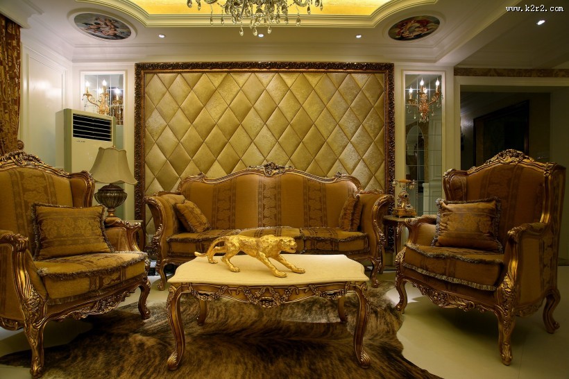 光谷世界城加州阳光样板间之“金”设计图片