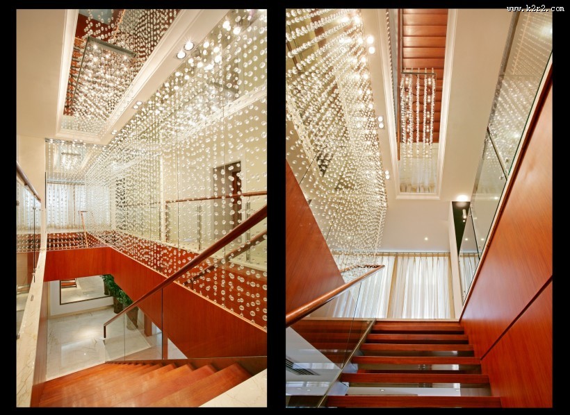 清华城复式住宅室内设计图片