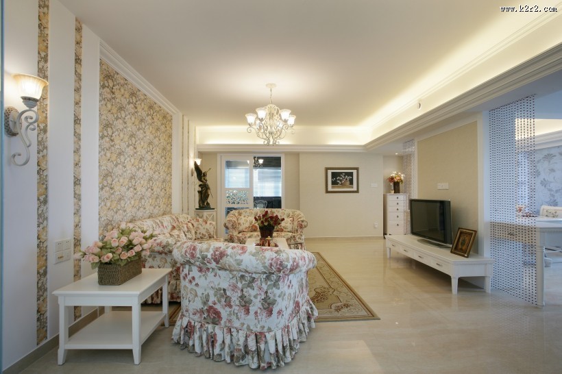 汕头丽景星光华庭样板房室内设计图片